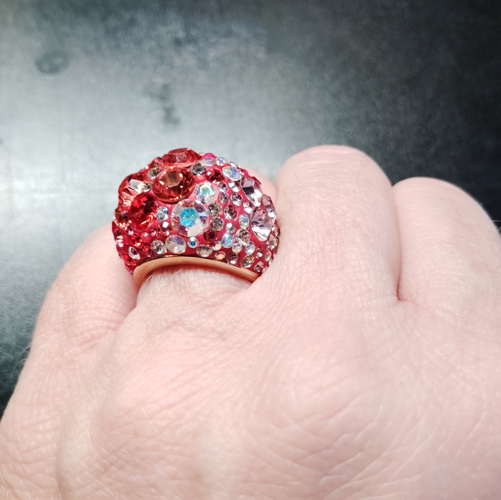 Swarovski cocktail ring